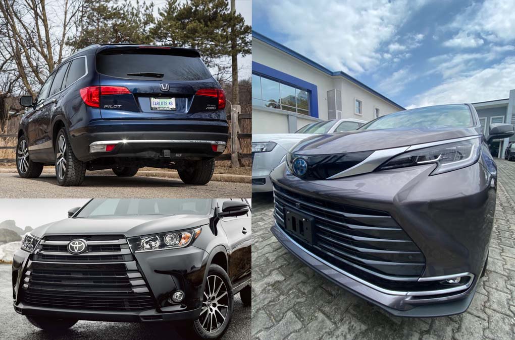 Picking the Best Luxury Minivan or Family Ride in Nigeria: Look out at this three